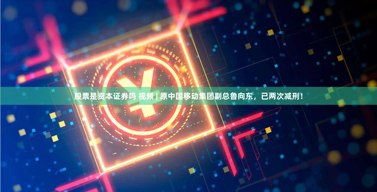股票是资本证券吗 视频 | 原中国移动集团副总鲁向东，已两次减刑！